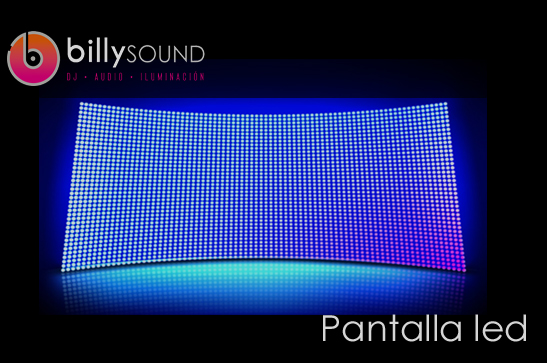 Pista led madera